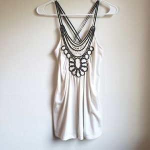 Love Notes Crisscross Racerback Sleeveles Tank